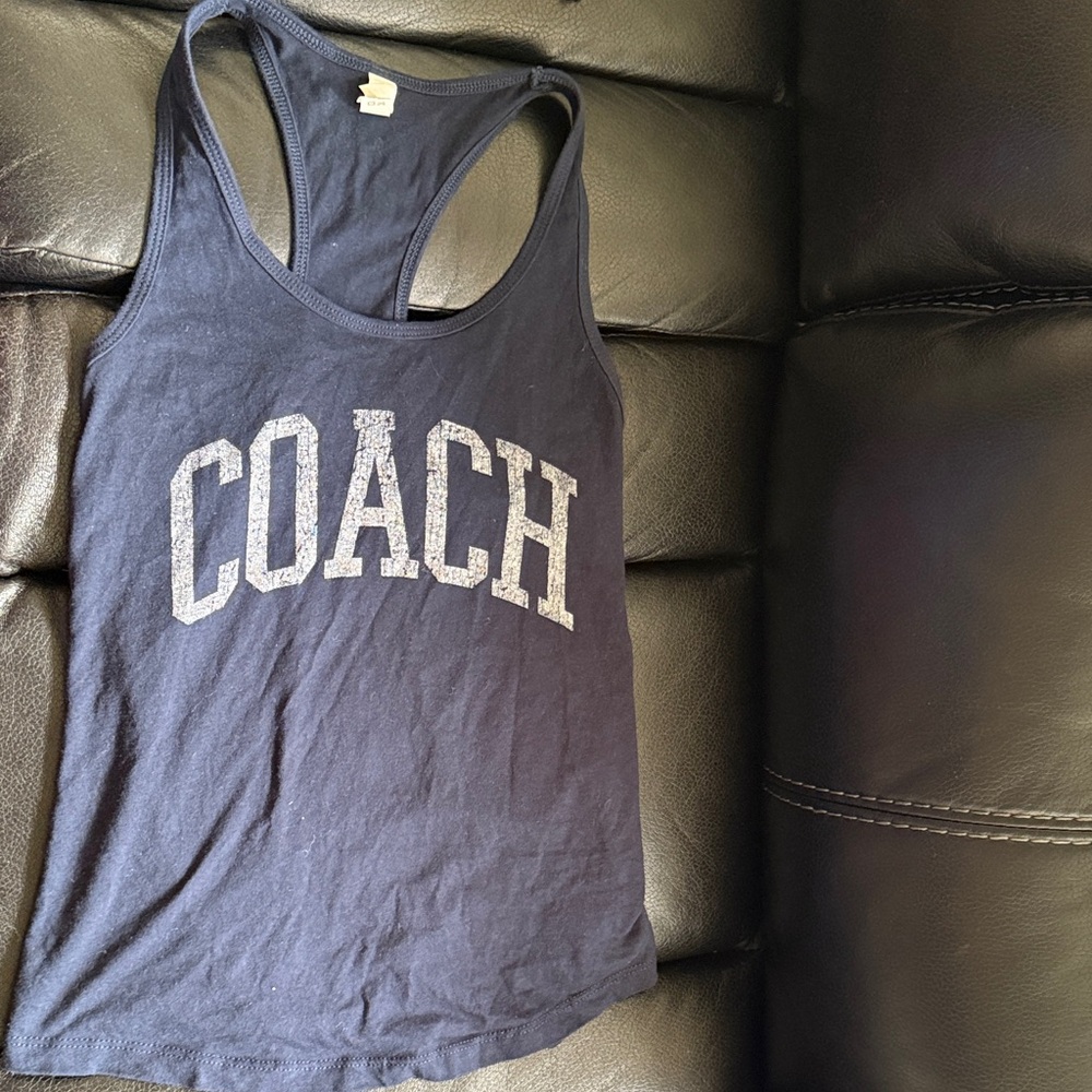 Beachbody Coach Navy Blue Tank Top Small Women NWOT
